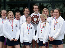Under 13 girls retain Felsted netball trophy