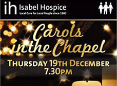 Isabel Hospice Carols, 19 December – please note: tickets are not available from Haileybury