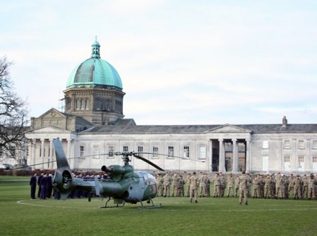 Our CCF cadets take to the skies in Army Air Corps helicopter