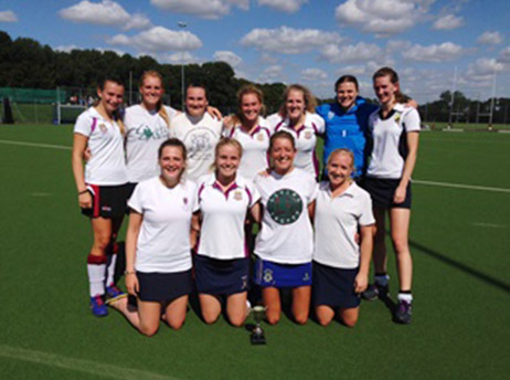 Old Haileyburian Girls versus Haileybury 1st XI Girls annual hockey match