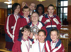 Under 13 netball girls triumph at Felsted